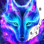 Cover Image of Télécharger Wolf Coloring Book Color Game 1.1 APK