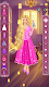 screenshot of Golden princess dress up game