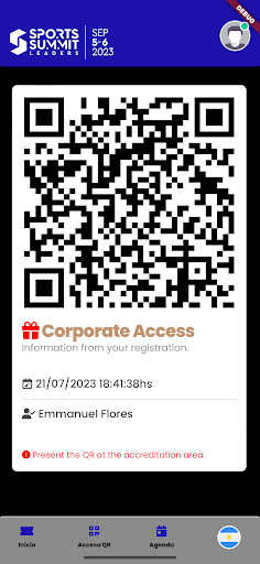Android application Sports Summit screenshort