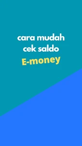 Cek Saldo E-money di hp NFC