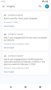 Google Analytics Capture d'écran