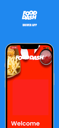 Android application Food Dash Drivers screenshort