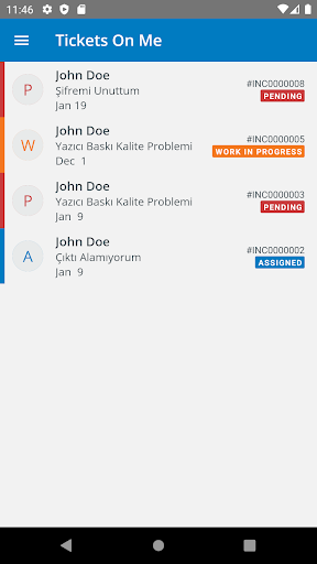 Goo Service Desk - Help Desk Screen 3