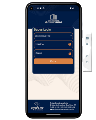 Android application Eptus Capture screenshort