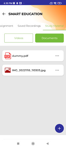 SMART EDUCATION TEACHING APP