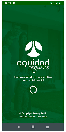 Android application Equidad Asistencias screenshort