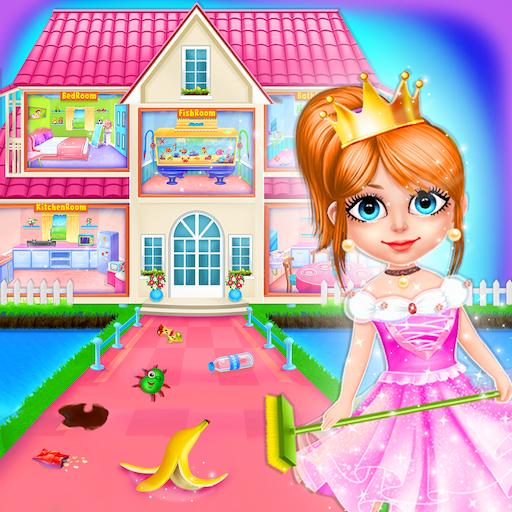 Princess Fun Home Cleanup logo