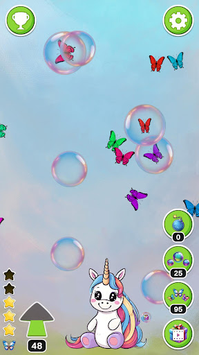 Pony Catch Butterfly in Bubble Screen 3
