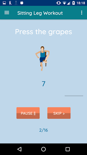 Sitting Leg Workout Screen 3