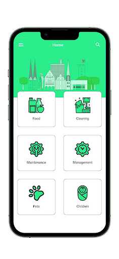 House Service App Screen 2
