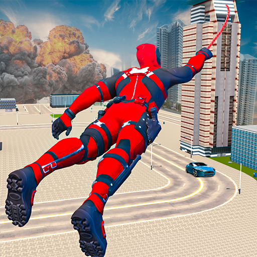 Miami Rope Hero Game Spider 3D