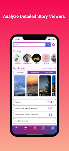 Get Followers Likes Reports+ Screen 2