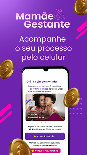 Android application Assessorar Maternidade screenshort