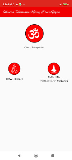 Mantra Hindu & Kidung Yajna Screen 2