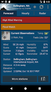 NOAA Weather Unofficial (Pro) Screenshot