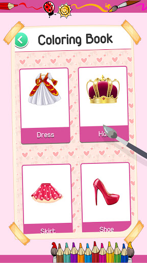 Download Updated Princess Coloring Book Fun Dressing Game Android App Download 2021