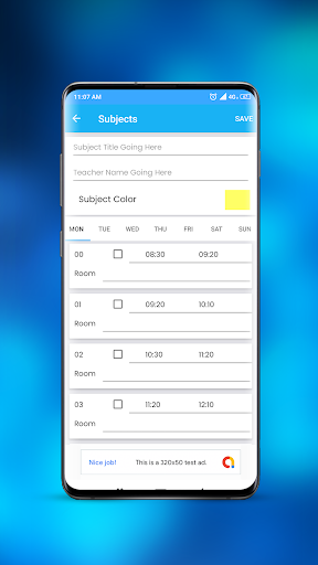 Timetable Screenshot 4 - AppWisp.com