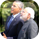 Modi With Obama Ripple LWP icon