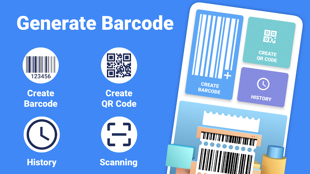 Barcode Generator & Scanner v1.01.43.0713 APK + Mod [Unlocked][VIP] for Android