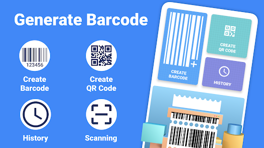 Barcode Generator & Scanner 1.01.65.0424 APK + Mod (Unlocked / VIP) for Android