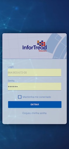 Android application Infortread Telecom screenshort