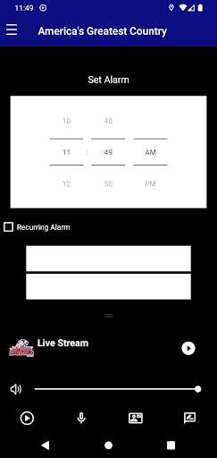 Android application Bluff Country KCUE screenshort