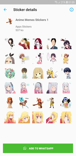 Anime Memes Stickers