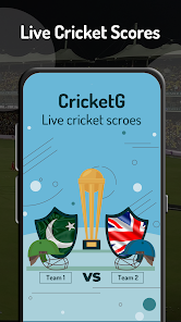 CricketG - Live Cricket Scores 1.0.0 APK + Mod (Unlimited money) إلى عن على ذكري المظهر