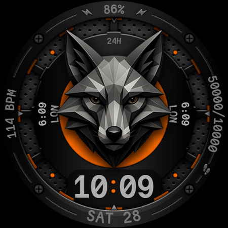 Beast Watch Face 102 screenshot 6