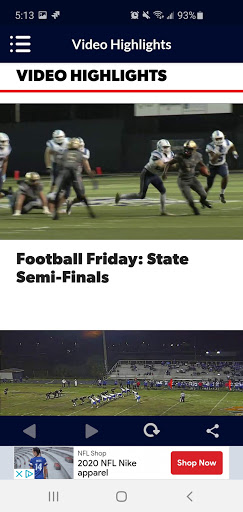 Screenshot of Football Friday on News4Jax
