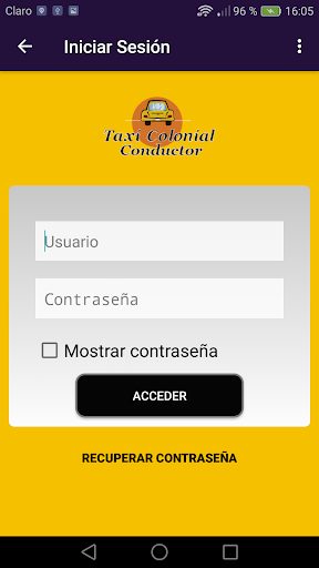 Taxi Colonial Conductor Screen 2