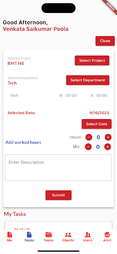 RMTime Screen 3