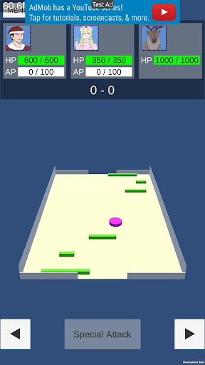 Android application エアー・ホッケーとサンタさんの六人 screenshort