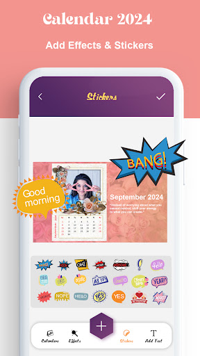 Calendar Photo Frame Screen 3