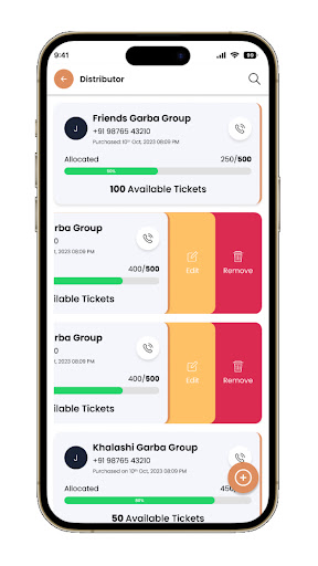 runr events Screen 2