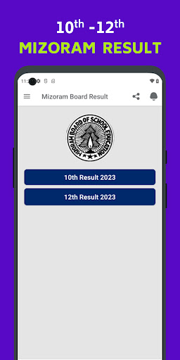 Mizoram Board Result 2023 Screen 2