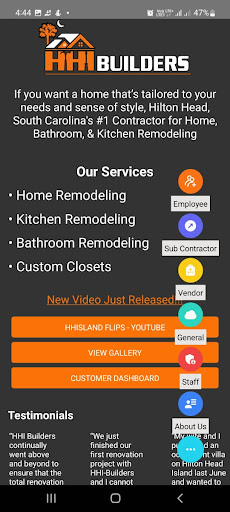 HHIBuilders Screen 2