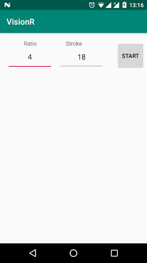 Android application Rhythm visualization screenshort