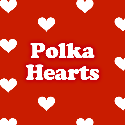 Cute Wallpaper Polka Hearts logo