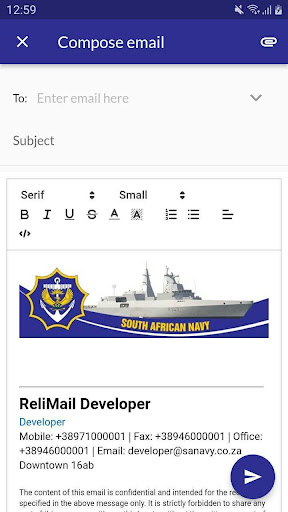 SA Navy Collaboration Screen 3