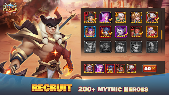 Heroes Charge MOD APK v2.1.406 (Unlimited Money) 4