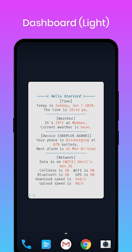 Android application Console widgets for KWGT screenshort