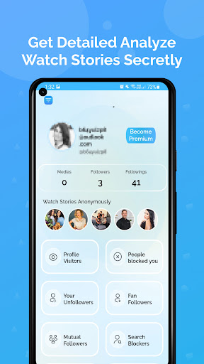 Android application RomProfil - Who viewed you screenshort