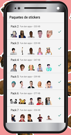 Stickers de Youtubers Famosos para WhatsApp 📹