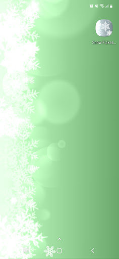 Snow Flakes Live Wallpaper Screen 3