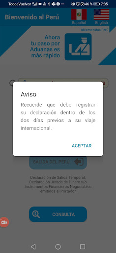 BIENVENIDO AL PERÚ Screen 3