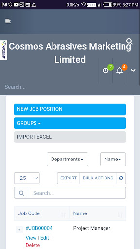 Android application Cosmos screenshort