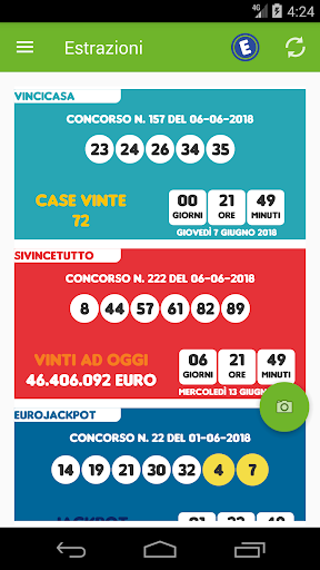 Estrazioni Lotto SuperEnalotto Screen 2