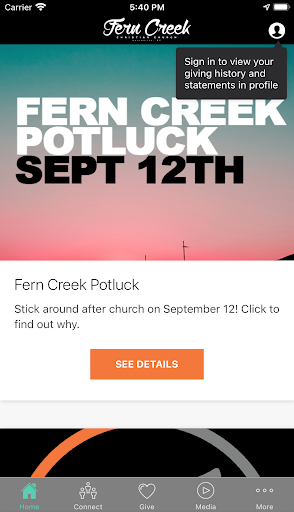 Android application My Fern Creek screenshort